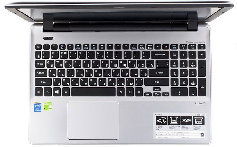 Ноутбук Acer Aspire V3-572G-56PC (NX.MNJER.010) - фото
