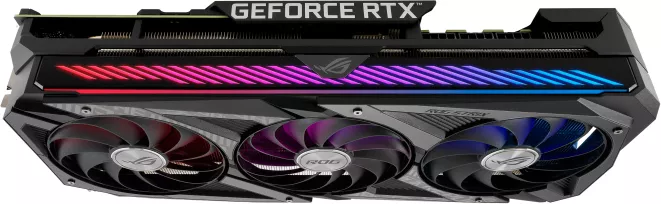 Видеокарта Asus ROG Strix GeForce RTX 3080 Ti OC Edition 12GB GDDR6X - фото