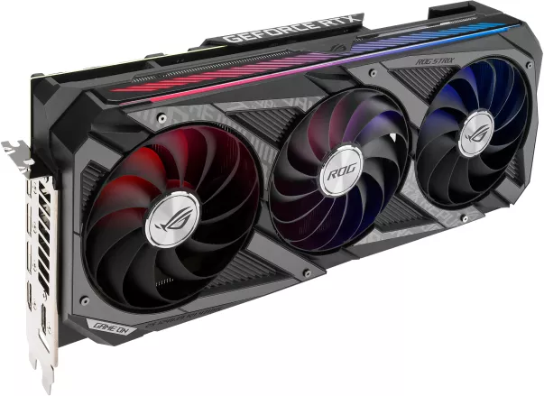 Видеокарта Asus ROG Strix GeForce RTX 3080 Ti OC Edition 12GB GDDR6X - фото
