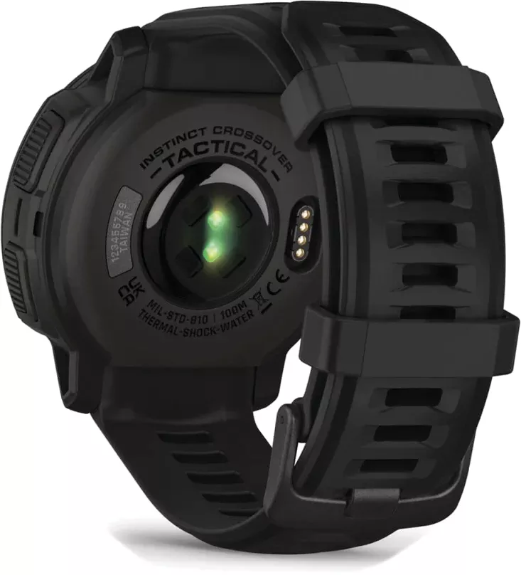 Умные часы Garmin Instinct Crossover Solar Tactical Edition 45 мм (черный) - фото