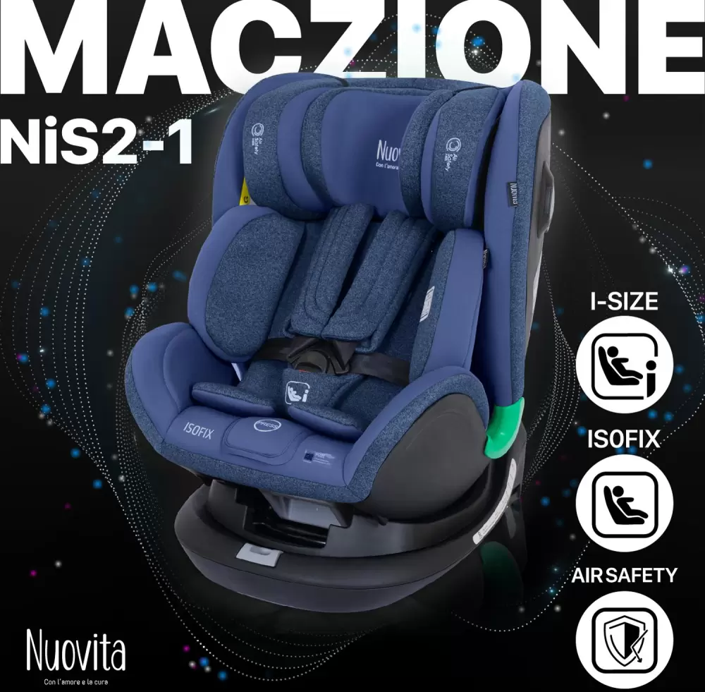 Автокресло Nuovita Maczione NiS2-1 (синий) - фото